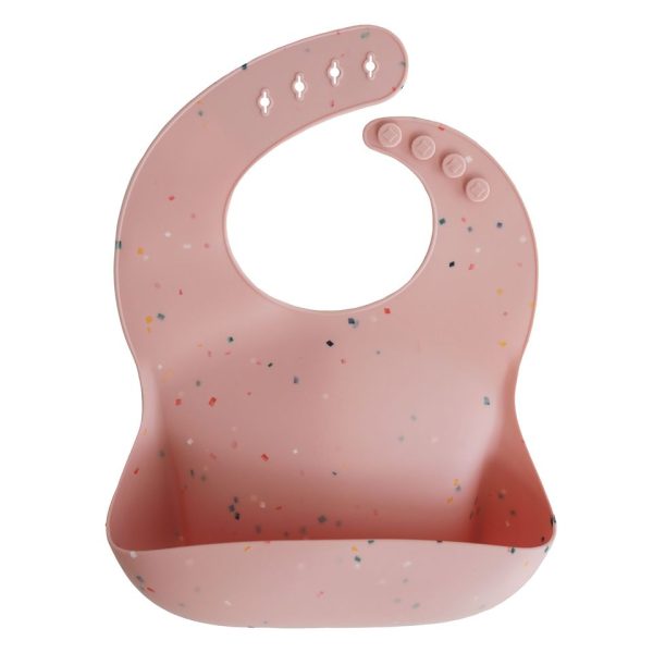 Mushie siliconen slab Roze Confetti