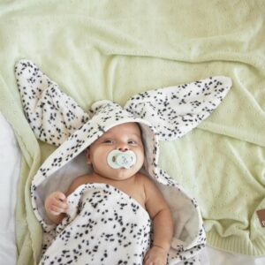 Elodie Capuchonhanddoek Dalmatiër stippen